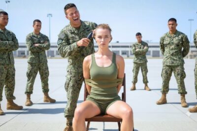 They shaved his head and, moments later, a general shouted: “He is your superior!”