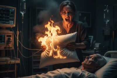 My father-in-law didn’t have a pension. I took care of him for 12 years. Before he died, he gave me a torn pillow.