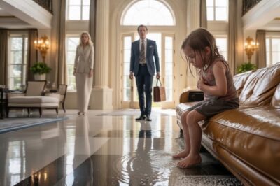Millionaire arrives home and sees his daughter trembling with her clothes soaked.