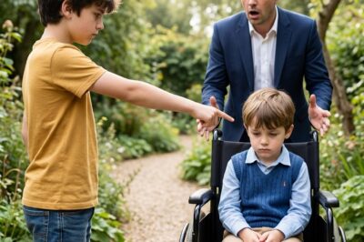 “YOUR GIRLFRIEND WON’T LET YOUR SON WALK!” THE POOR BOY REVEALED TO THE MILLIONAIRE…