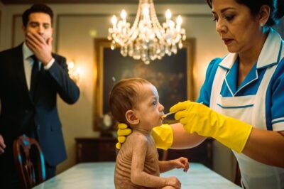 “The millionaire baby was losing weight every day, but the cleaning lady noticed something that no one else saw.”