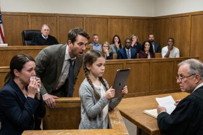 My husband filed for divorce, and my ten-year-old daughter asked the judge, “Your Honor, can I show you something Mommy doesn’t know?”