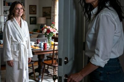 My flight was canceled, so I came home early. When I opened the door, a woman in my robe smiled and said, ‘You’re the realtor, right?’