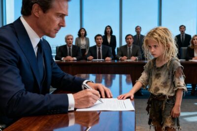 The Billionaire Was About To Sign Bankruptcy Papers When A Little Homeless Girl Spotted A Crucial Mistake. What Happened Next Sh0cked Everyone..