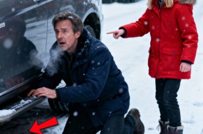 “Look under your car” a little unknown girl told me: I knelt down to look, and I never imagined finding something like that…. One Sentence That Saved My Life