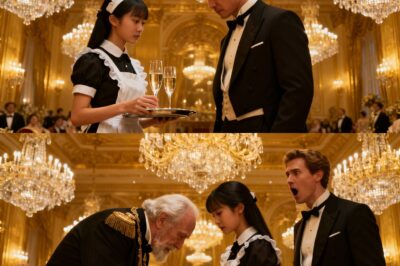 MY HUSBAND FORCED ME TO WEAR A MAID’S UNIFORM AT HIS PROMOTION PARTY AND SHOWED OFF HIS MISTRESS—BUT EVERYONE FROZE WHEN THE BIG BOSS BOWED AND CALLED ME “MADAM CHAIRWOMAN.”