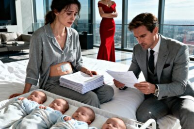 After I gave birth to our quadruplets, my husband shoved divorce papers at me. He called me a “scarecrow,” blamed me for ruining his CEO image, and started flaunting his affair with his secretary