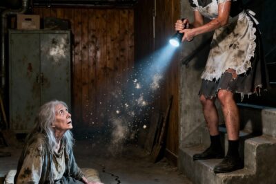 A MAID DISCOVERS THE BILLIONAIRE’S MOTHER LOCKED IN THE BASEMENT… BY HIS CRUEL WIFE…