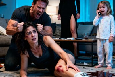 When my husband tore out my hair and broke my leg, I gave a signal to my four-year-old daughter. She dialed the hidden number and whispered: