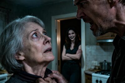 My son grabbed me by the neck and screamed: “Obey me, you useless old woman! Go cook now!”