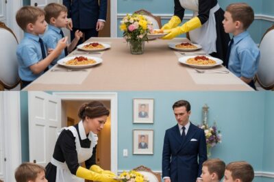 A millionaire arrives unannounced at lunchtime… and can’t believe what he sees…