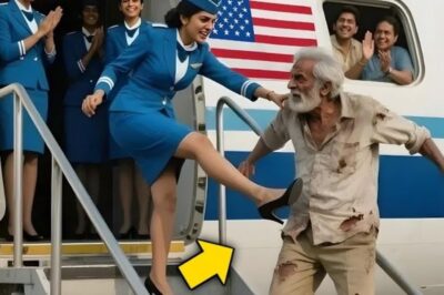 What started as a routine boarding call suddenly spiraled into chaos. Airport staff stopped an elderly man at the gate with no explanation, triggering confusion—and then unease—among nearby passengers. Voices rose. Security moved in. And within moments, the atmosphere shifted from irritation to raw fear. What happened next unfolded so fast that witnesses say the entire terminal froze in disbelief. Why was he blocked from boarding—and what shocking truth emerged seconds later that left everyone shaken?