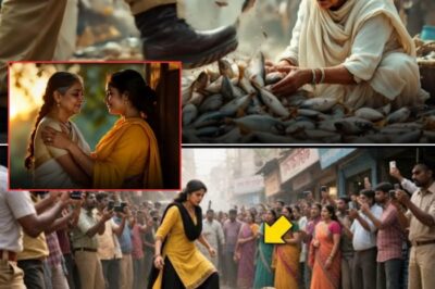 One careless kick changed everything. When a policeman knocked an old woman’s rice bowl to the ground, he didn’t realize he was also destroying his own future. A silent witness stepped forward—the daughter of a feared female general. What she said next froze the scene, drained the color from his face, and sent him scrambling to beg for forgiveness. Who was she really… and why did a few calm words carry more power than any uniform?