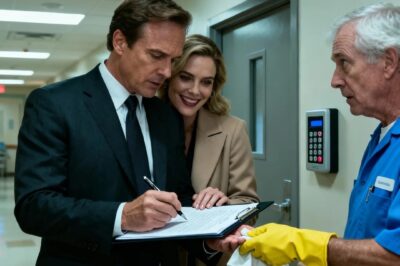 I Signed the Nursing Home Papers, Then the Janitor Slipped Me a Note That Changed Everything