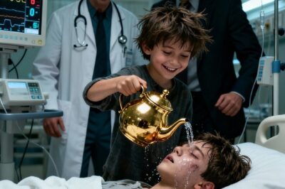 They Gave the Millionaire’s Son Five Days to Live… Then a Poor Little Girl Sprinkled Him With “Strange Water”