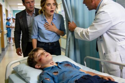 Suddenly, my mother-in-law called me, shouting, “Why aren’t you at the hospital? Your son was in an accident!” Confused, I replied, “What? My son is right here with me…” Her voice fell silent. I rushed to the hospital, and when the doctor led me inside, my legs gave out at what I saw…