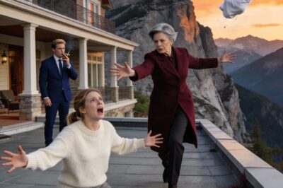 In a luxury villa in the mountains, my mother-in-law screamed, “I won’t accept a disabled grandchild in this family!” she threw the newborn baby off the cliff, while my husband watched coldly, smoking his cigar. The next day, she called me in a state of panic…