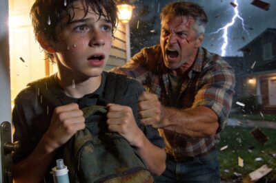 At 15, I was kicked out in a storm because of a lie my brother told. My dad yelled: ‘Get out of my house. I do not need a sick son.’ I just walked away. Three hours later police called. Dad turned pale when…