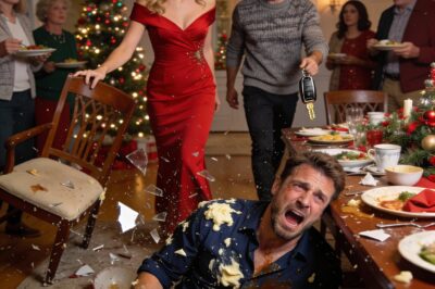 My wife pushed me at the Christmas table: “This seat belongs to my real husband, get out.” I fell to the ground in front of the whole family, but what she didn’t know is that very night I would change her life forever. When she woke up the next morning… 37 missed calls