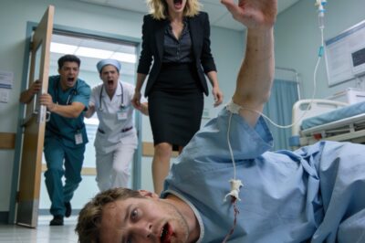 “You better start earning your keep!” my wife yelled as I lay in bed, fresh from surgery, barely moving. I said I couldn’t work yet… she slapped me so hard, I crashed onto the hospital tiles… Metallic taste of blood, trembling hands. She barked “Stop pretending you’re weak!”. Police arrived in horror