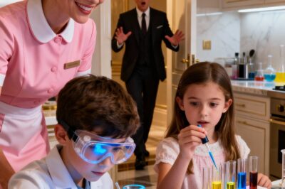 Millionaire Leaves His Sick Twins With the Housekeeper for One Day—When He Comes Home Early, He Can’t Believe What She’s Teaching Them