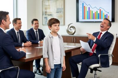 He hated his worn-out shoes and envied the rich kid, until he understood the sad reason why those perfect shoes never got dirty.