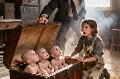 The maid heard crying coming from inside a huge wooden chest every night: what she discovered inside revealed the billionaire’s darkest secret…