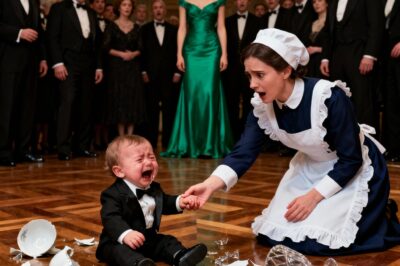 “The billionaire’s son was breaking plates… until a quiet waitress offered him her hand.”