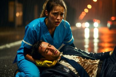 A cleaning lady helped a stranger in the rain… without knowing he was the dreaded one…