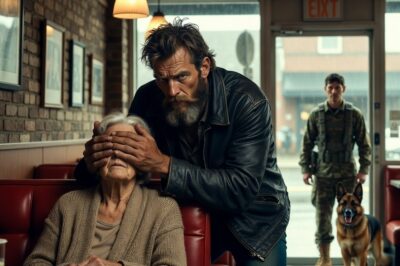 Bully humiliates 78-year-old widow at diner, unaware that her son is a Navy SEAL…
