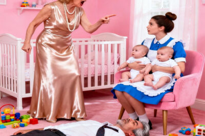 Millionaire faked a faint to test his girlfriend and their twins, until the maid, Lisandro’s body, hit the hardwood floor with a sharp, brutal noise, a sound that chilled the blood in the luxurious children’s room.