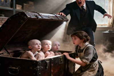 The maid heard crying coming from inside a huge wooden chest every night: what she discovered inside revealed the billionaire’s darkest secret…