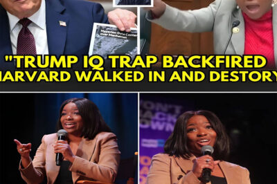 BREAKING NEWS: Trump mocks Jasmine Crockett’s IQ—then her Harvard professor walks in and flips the entire narrative live