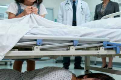 My daughter told me to hide under the hospital bed… right after I gave birth.