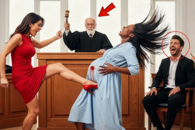The mistress kicks the millionaire’s pregnant wife in court—and he doesn’t know the judge is his father