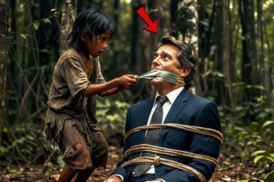 A homeless boy helped a millionaire tied up in the middle of the woods—his bravery surprised everyone