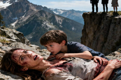 My family took us on a hike that day. Without warning, my parents and my sister pushed my six-year-old son and me off a cliff.