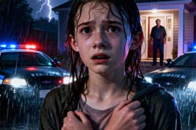 At fifteen, I was kicked out of the house in the middle of a violent storm because of a lie my sister told. My father didn’t hesitate for a second. He yelled at me, “GET OUT OF MY HOUSE! I DON’T NEED A SICK DAUGHTER!” I didn’t beg. I didn’t cry. I simply walked in the rain. Three hours later, police cars surrounded our street. And when my father heard why they were there, his face turned completely white.