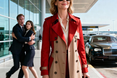 I had just landed, suitcase still in hand, when I froze. There he was, my ex-husband, embracing his secretary as if they were his own. Then our eyes met. “You?” he whispered, paling and taking a step back, as if the ground had vanished beneath his feet. I didn’t scream. I didn’t run. I just smiled. Because in the middle of that crowded airport, he understood something far worse than being caught: I was no longer the woman he had left behind.