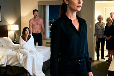 My husband took his mistress to a hotel. I immediately sent the room number to his mother. Ten minutes later, both families were outside the door… and my husband froze.