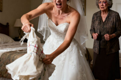 I spent six whole months lying awake all night sewing my daughter’s wedding dress. Every stitch carried my weariness and my love. When I finally gave it to her, she looked at it with disdain and said, “It’s a dress for poor people!” And without a second thought, she threw it straight in the trash. I remained silent, not saying a single word. But on the wedding day, when I walked into the hall wearing that same dress, transformed, my daughter turned so pale when she saw me that she almost fainted…