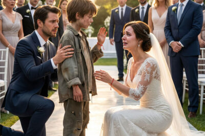 Ordering food at a lavish wedding, a young boy froze when he realized the bride was his long-lost mother. What the groom did next brought tears to everyone’s eyes.