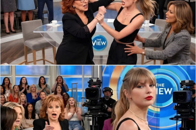 As Joy Behar shouted, “STOP! CUT THIS—GET HER OUT OF MY STUDIO!”—it was already too late. TAYLOR SWIFT had just turned The View into a tense, electrifying standoff on live television, and every camera was locked on her. ….