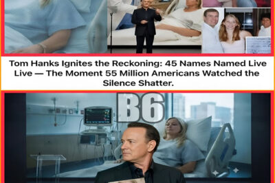 Tom Hanks Ignites the Reckoning: 45 Names Named Live — The Moment 55 Million Americans Watched the Silence Shatter