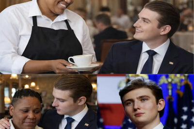Kindness Under Fire: The Viral Barron Trump Diner Story That Ignited America’s Fiercest Debate About Power, Compassion, and Quiet Leadership