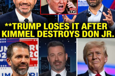 BREAKING: Trump LOSES IT After Jimmy Kimmel COMPLETELY DESTROYS Don Jr. LIVE on TV — The Savage On-Air Takedown That Sends MAGA World Into TOTAL CHAOS