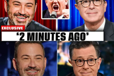 BREAKING: TRUMP LOSES IT After JIMMY KIMMEL & STEPHEN COLBERT EXPOSE Him LIVE ON TV — DOUBLE LATE-NIGHT TAKEDOWN SENDS STUDIO INTO TOTAL CHAOS
