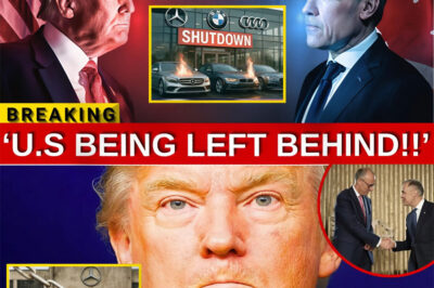 T.R.U.M.P REACTS SHARPLY AS GERMAN AUTOMAKERS SCALE BACK INVESTMENT IN THE U.S.