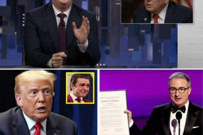 LATE-NIGHT SELF-OWN: T̄R̄UMP TRIES TO OUTSMART JOHN OLIVER — His Own Words END Him INSTANTLY, White House Fury Ignites Explosive Backlash!