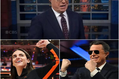 What was meant to be just another monologue suddenly went off the rails. Stephen Colbert ditched the script mid-show and zeroed in on what he called a glaring double standard surrounding basketball phenom Caitlin Clark. The audience froze—then burst into applause. Clips are spreading fast, insiders are whispering, and fans are asking the same question: what did Colbert say on live TV that late-night producers never expected to air?